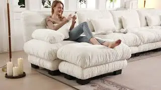 Cloudies Modular Sofa Collection - Mix, Match & Lounge in Minutes. Easy Setup, Endless Cozy Styles!