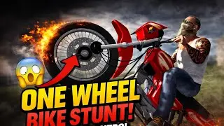 ONE WHEEL BIKE STUNT 😱🔥 Desi Styleएक पहिए पर मौत का खेल  Option  Shorts KillerINSANE ONE WHEELSTUNT 