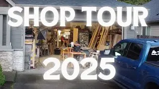 Экскурсия по столярному цеху Garage CNC 2025! Маленькая мастерская, большие планы!