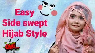 Easy Side swept hijab tutorial 2018