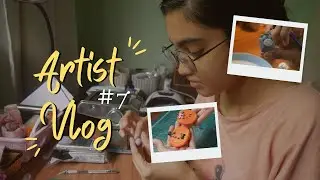 Artist Diary #7 🎃 - UV Resin Tips / Making A Lot Of Orders