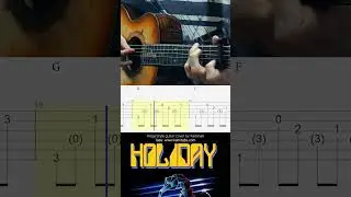 Scorpions &ndash; Holiday. How to play chorus on one guitar