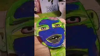 Zombie Paper Doll Transformation | ASMR #papercraft #paperdolls #asmr