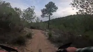 Sarraco, bajada de la XC + casa del reloj 
