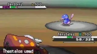 Pok&eacute;mon Black: Wi-Fi Battle 83! VS 777pokemonmaster!