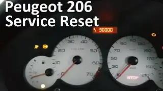 Peugeot 206 Service Reset