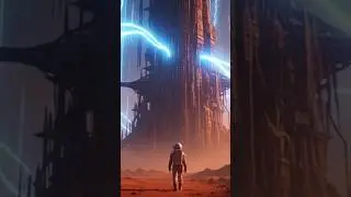 The Last Human on Mars🌑 #scifi #cinematic #shorts