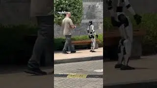 Robot spotted running near Emirates Towers in Dubai