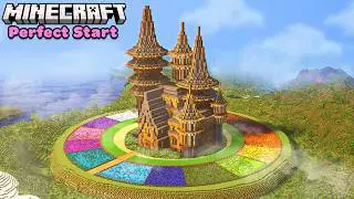 My Perfect Start in Minecraft Cozy Hardcore