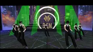 BTS - Fake Love - Cover by BTN, Second Life Machinima Concert Tribute, VirtualinLife Second Life