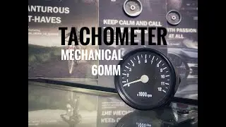 B02-60-01 Tachometer/Rev Counter Custom mechanical motorcycle 12000rpm | RICO Instrument