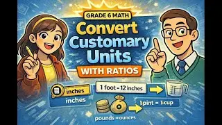 Ratio Reasoning Explained: Converting Customary Units (Math 6)