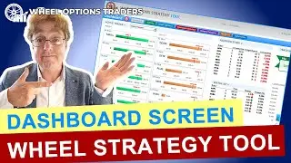 Options Wheel Strategy Tool - Dashboard screen