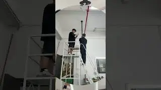 Personal Customization- Shooting products installation video for clients #aerahausfan#ceilingfan
