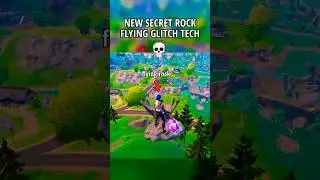SECRET ROCK FLYING GLITCH TECH IN SEASON 4... 💀 #fortnite #shorts #gaming