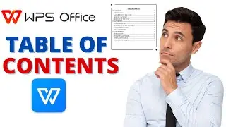1.17 Generating Table of Content in WPS Office Suite