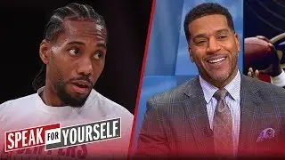 Kawhi deserved Male Athlete of the Year over Lamar Jackson — Jim Jackson | NBA | SPEAK FOR YOURSELF