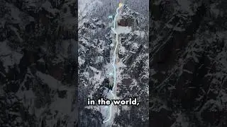 A perfect ice climb - Le Triolet WI5