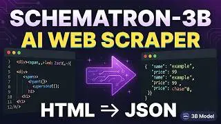 Schematron-3B: Лучшая локальная модель ИИ для веб-скрейпинга (настройка и демонстрация)