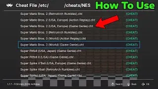 How To Use Built-In Cheats on Retroarch Emulator (Tutorial Guide)
