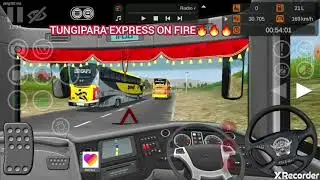 Indonesian Bus Simulator, Multiplayer  Race -Tungipara Express Bd Bus On Fire - overtake  2 Soudiya