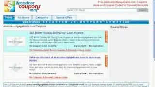 www.uptodatecoupons.com  - How to use  abacusmortgageloans.com coupons