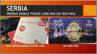 Buying Local Prepaid SIM Card (from MTS) and Day Bus Pass in Belgrade (Serbia)