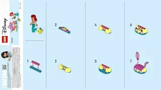 LEGO instructions - Disney - 30720 - Ariel & Flounder's Birthday Music Fun