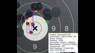 Carl Gustav M63 test amo 100m S&B 140g Lapua 123-139g #test #accuracy #carl #m63 #sweden #s&b #lapua