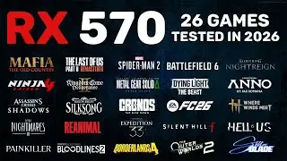 RX 570 8GB in 2026 - Test in 26 Games