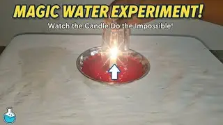 💥 Candle Sucks Up Water!? 😱 Magic Water Trick EXPOSED | असली साइंस!