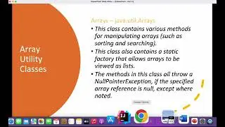 Collections Part 1 - Arrays
