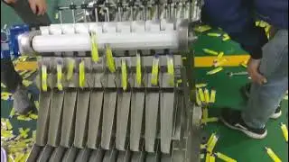 Multi-lanes Powder Sticks Packaging machine + Stick pack Sorting + Cartoning