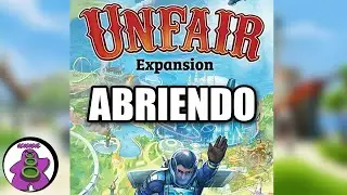 UNFAIR expansion - Inside the Box - Board Game Unboxing - unna