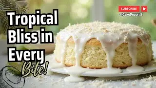 30-Minute Tropical Bliss: Quick Coconut-Soaked Lime Cake for a Beach-Inspired Escape