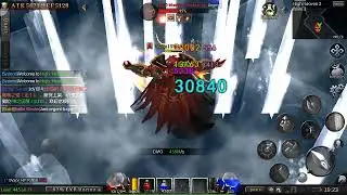 Mu immortal dk almost kill cross boss lvl 400 no buff