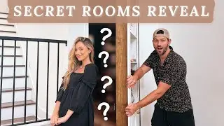 FINALLY REVEALING THE SECRET ROOMS WE BUILT IN OUR DREAM HOME!!!