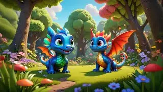 Six Tiny Dragons Blow Bubble Fire + More Nursery Rhymes & Kids Songs
