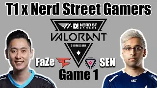Sentinels vs FaZe LowerBracket | T1 x Nerd Street Gamers Valorant Showdown | Valorant Tournament