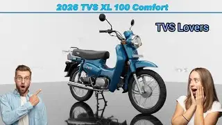 TVS XL 100 Comfort 2026 🔥Самый дешевый, но самый мощный мопед | Расход топлива, мощность и грузоп...