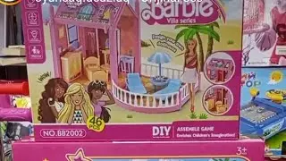 Asmr barbie toy house.ASMR Barbie Villa Unboxing &ndash; Satisfying Toy House Setup!