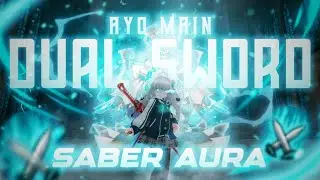 Dual Sword Saber Aura + Crescent Saber Gameplay - Toram Online