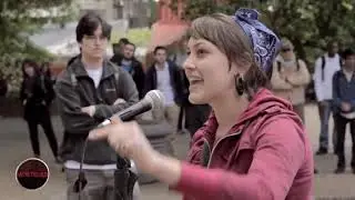 Atheist College Student Wrecks Street Preacher