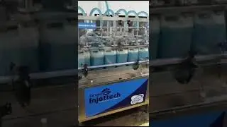 Envasadora Autom&aacute;tica 6 bicos de retorno para produtos domissanit&aacute;rios