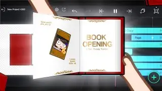 Учебник по открытию книги и перелистыванию страниц в Alight Motion