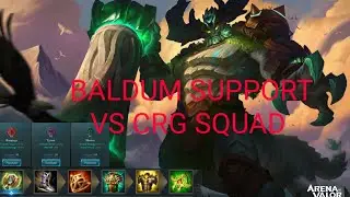 Arena of Valor | Baldum support vs 5man Crg Squad |