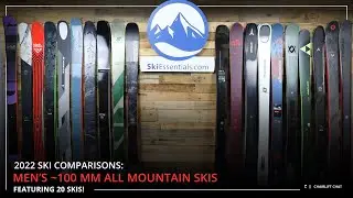 2022 Men's 100 mm All-Mountain Ski Comparison with SkiEssentials.com