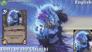 Hearthstone: Drakkari Enchanter card sounds in 14 languages -Knights of the Frozen Throne