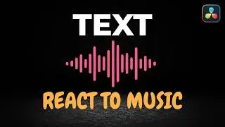 Make Text, Logos & Graphics React to Audio in DaVinci Resolve