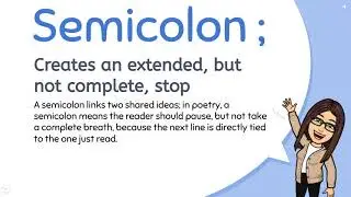 Punctuation & Capitalization in Poetry